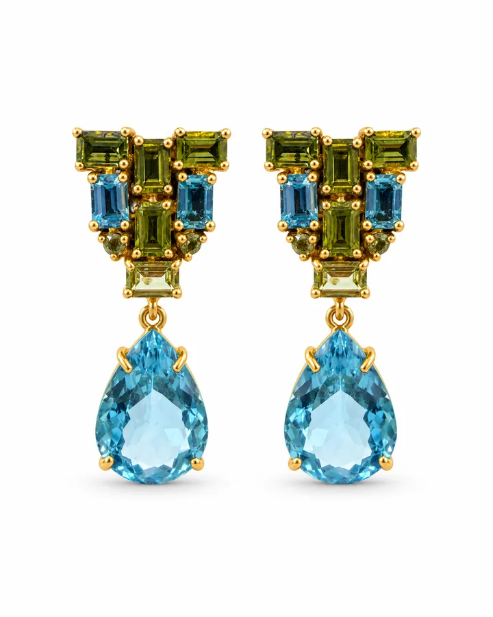 Sunlit Pear: earrings by Ivari