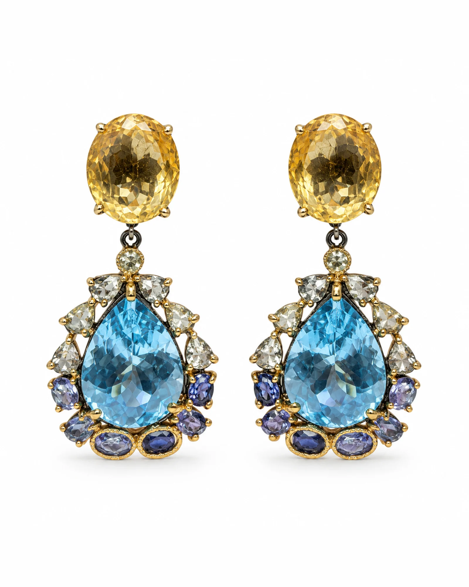 Midnight Pear: earrings by Ivari