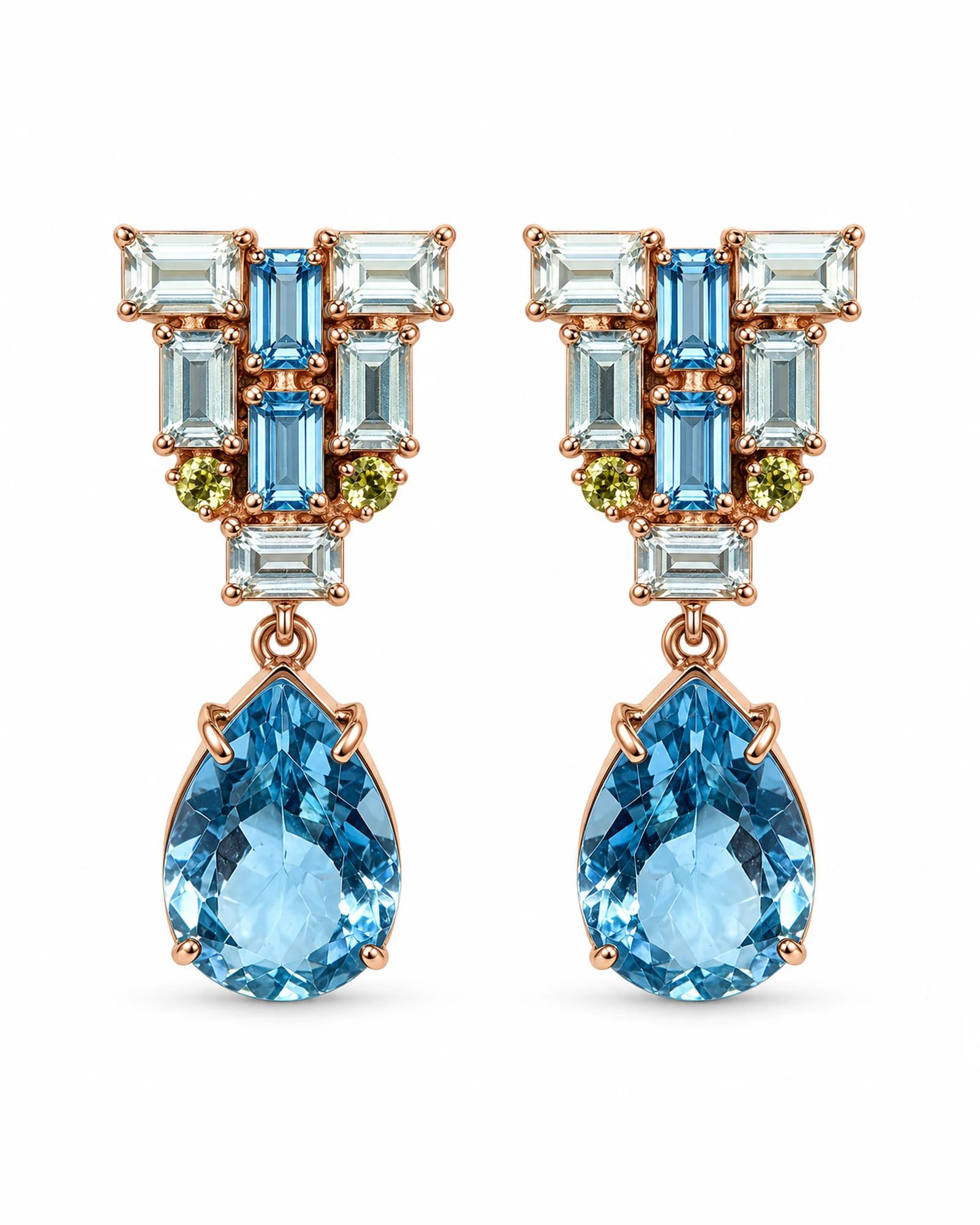 Frost Pear: earrings by Ivari