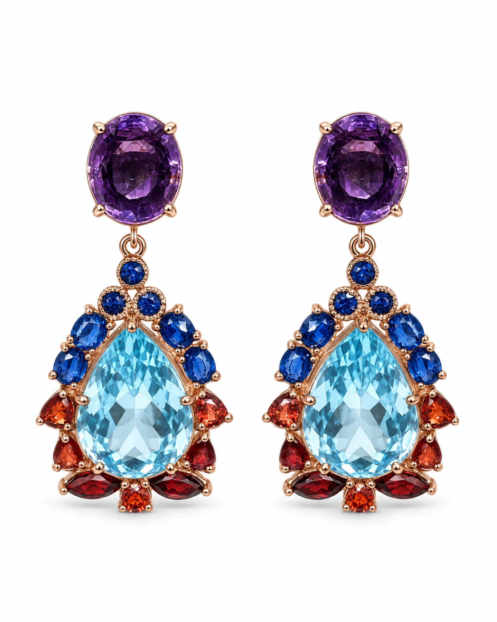 Dusk Pear: earrings by Ivari