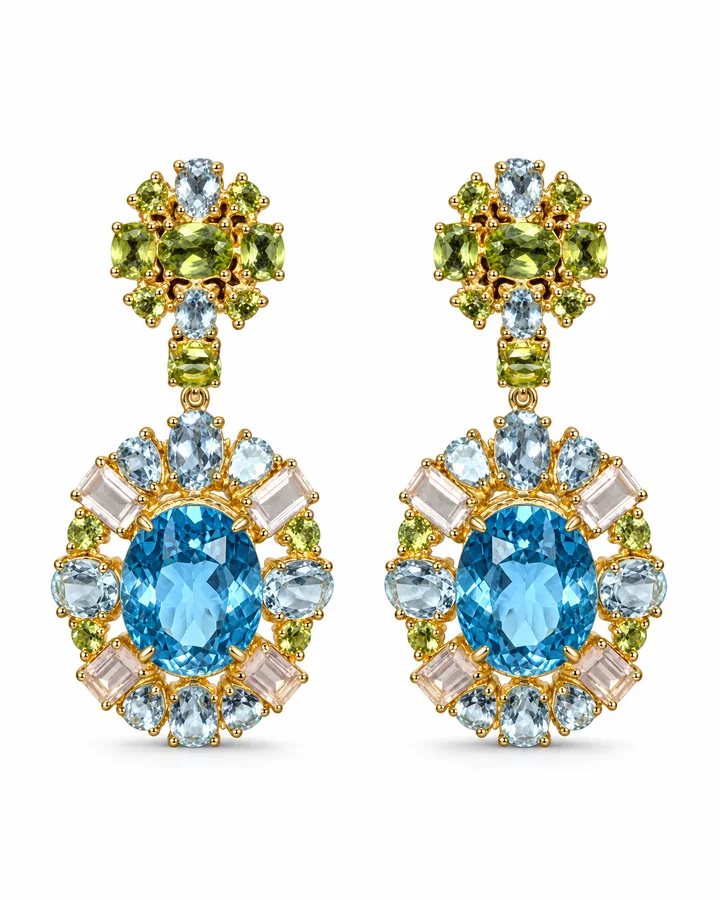 Golden Bloom: earrings by Ivari