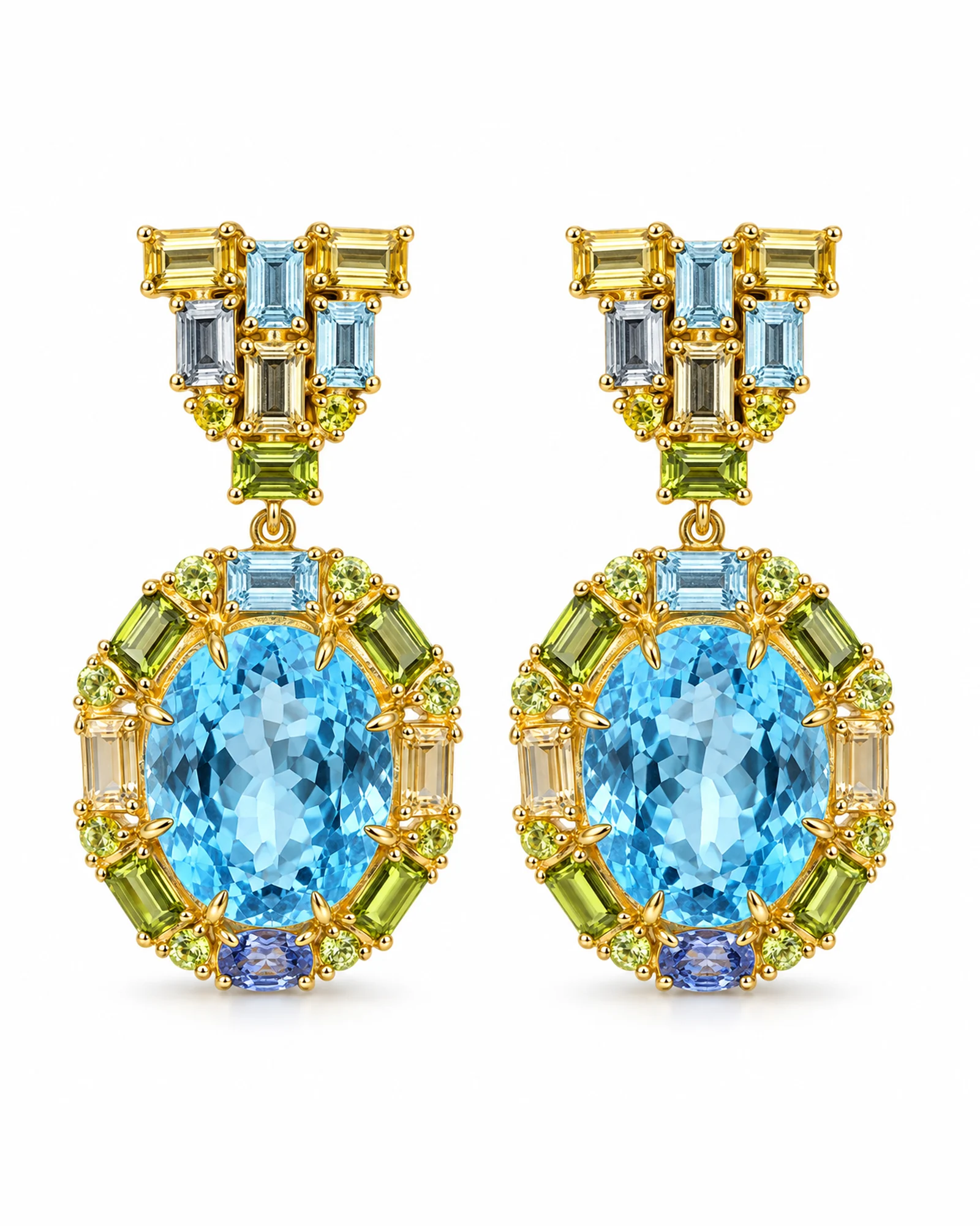 Sunburst Oval: earrings by Ivari