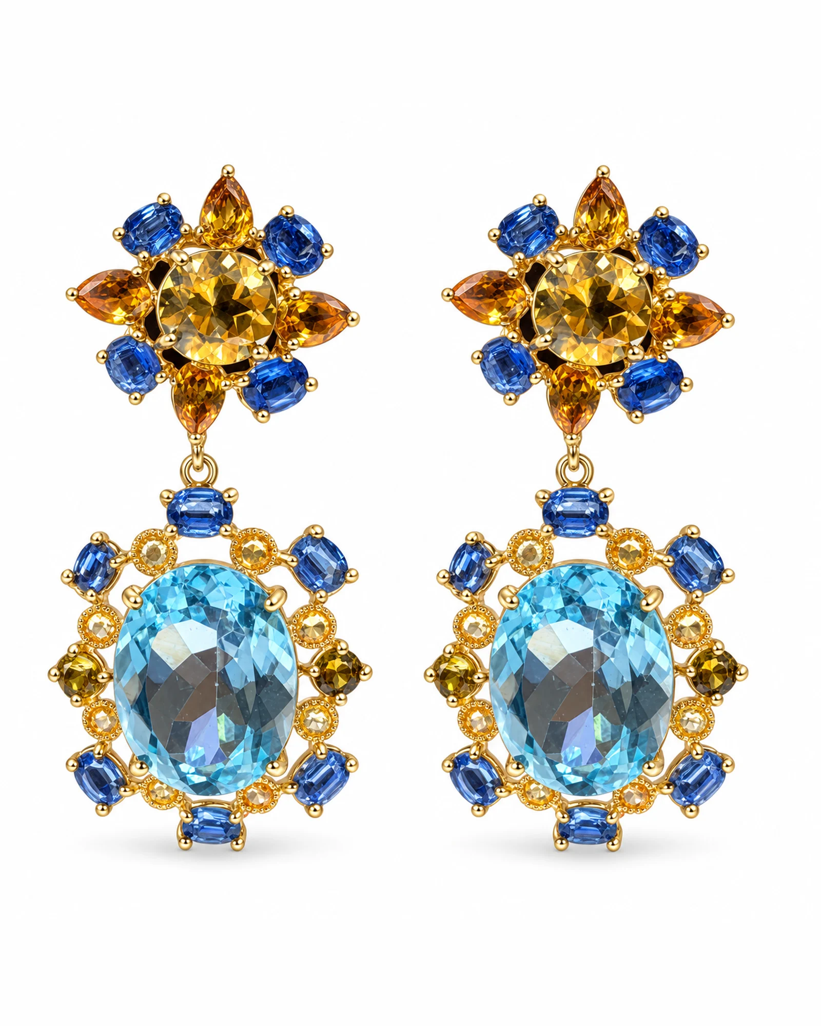 Saffron Bloom: earrings by Ivari